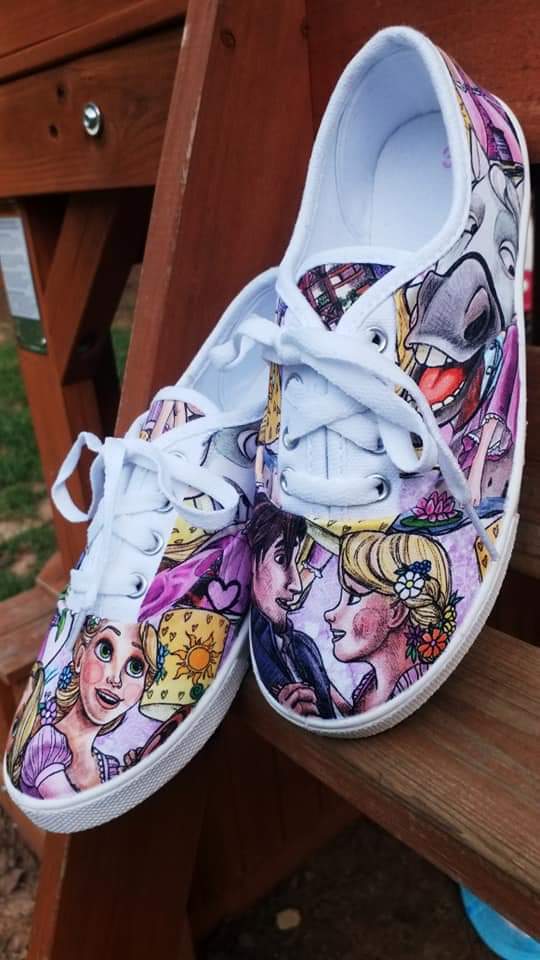 Rapunzel Sketch Shoes, Girls Size 3Y