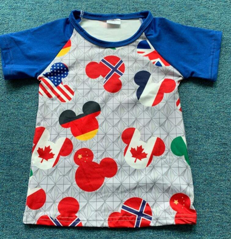 World Showcase Raglan Shirt