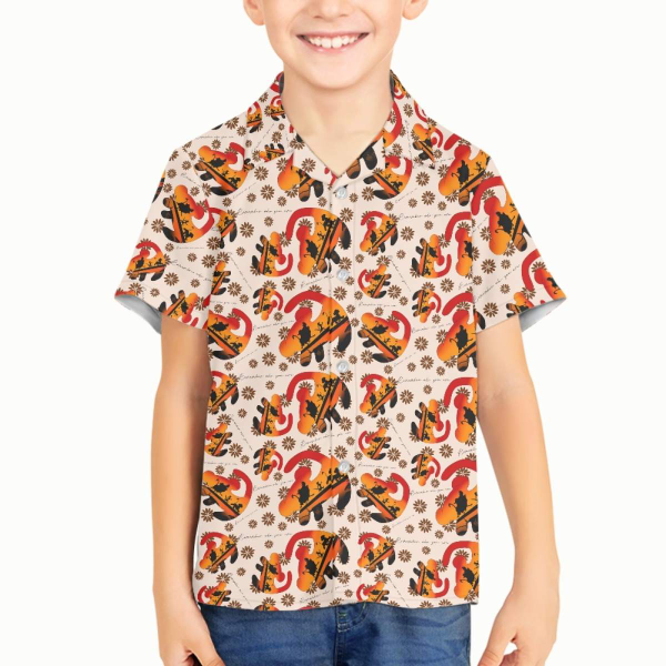 PREORDER Character Inspired Kids/Youth Button Down Shirt (1)