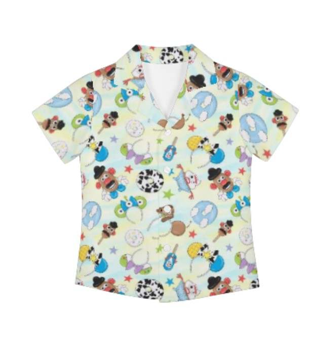 PREORDER Character Inspired Kids/Youth Button Down Shirt (1)