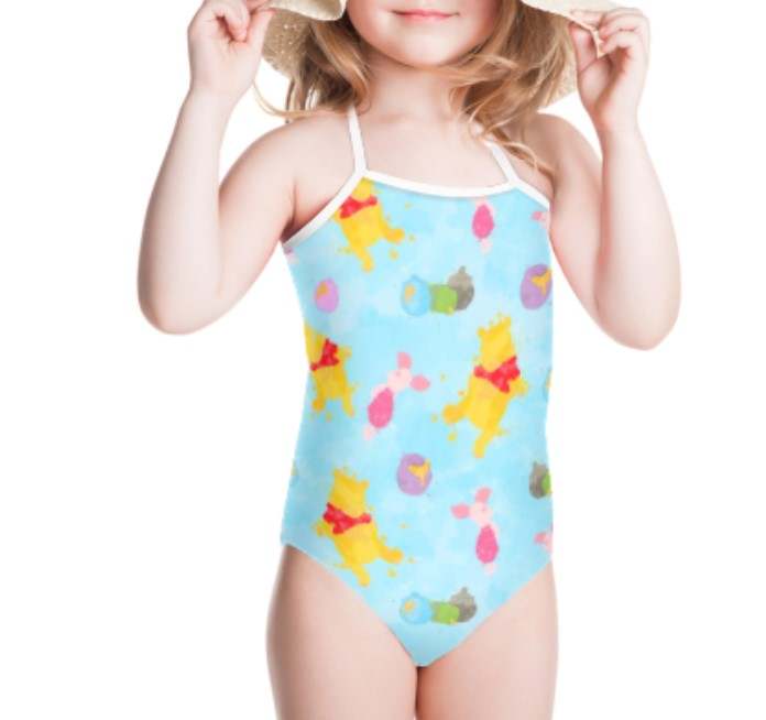 PREORDER Character Inspired Girls One-Piece Swimsuit
