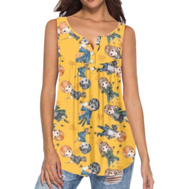 PREORDER Universal Inspired Button Top Adult Tank