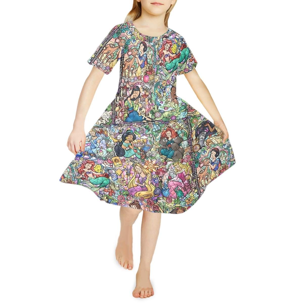 PREORDER Princess Inspired Kids/Youth Dress