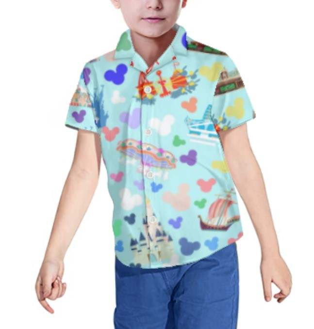 PREORDER Park Inspired Kids/Youth Button Down Shirt