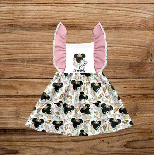 Mouse Crowns Ruffle Dress